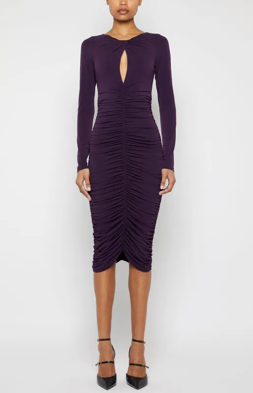 TWIST NECK JERSEY DRESS made by Prabal Gurung