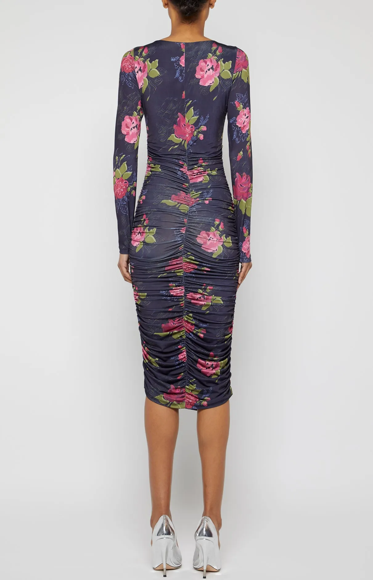 TWIST NECK JERSEY DRESS sold by Prabal Gurung product image thumbnail 3