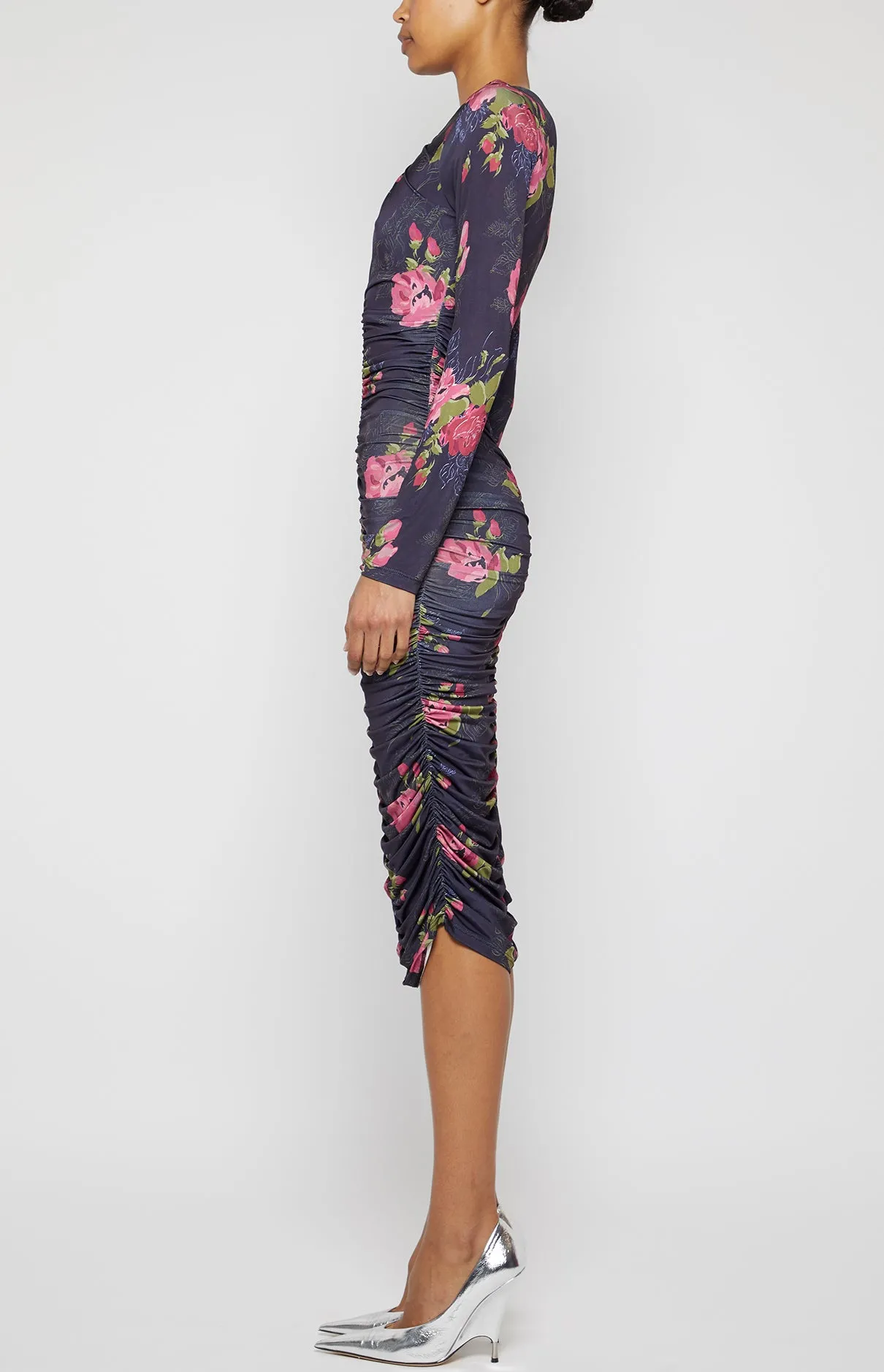 TWIST NECK JERSEY DRESS sold by Prabal Gurung product image thumbnail 2