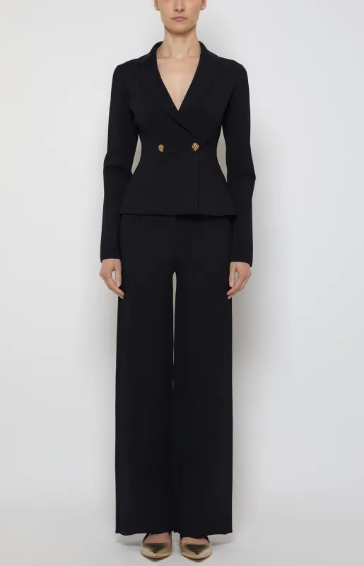 COMPACT KNIT STRAIGHT LEG TROUSER made by Prabal Gurung