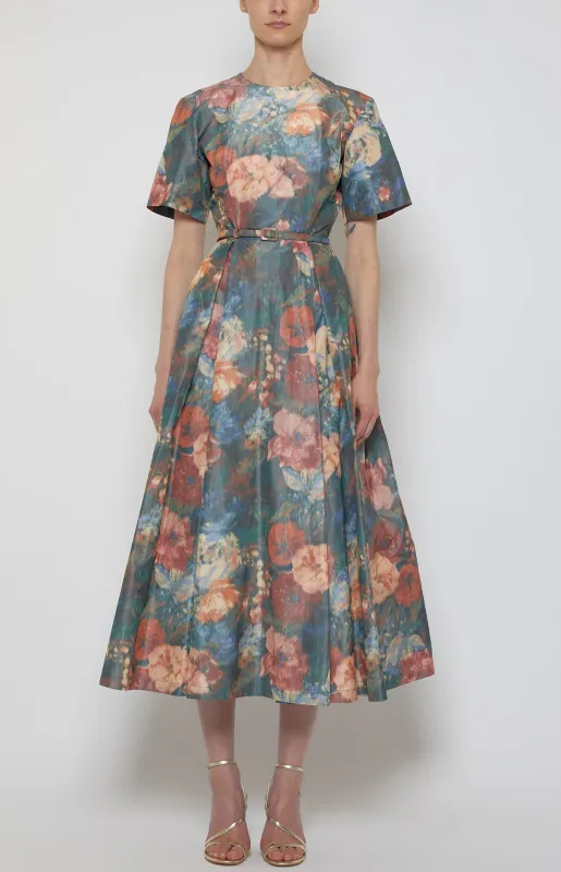 SHORT SLEEVE MIDI COCKTAIL DRESS made by Prabal Gurung