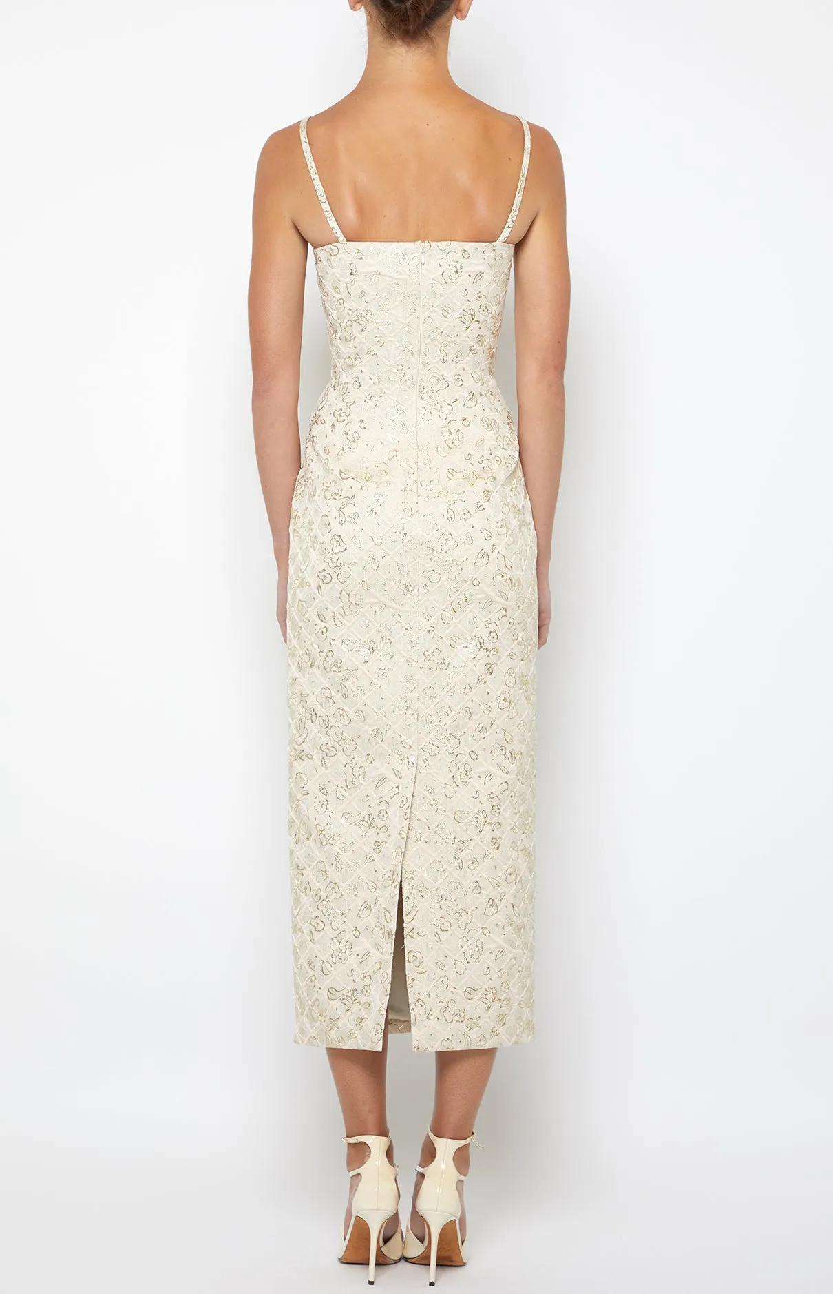 STRAP SQUARE NECK MIDI TUBINO sold by Prabal Gurung product image thumbnail 3