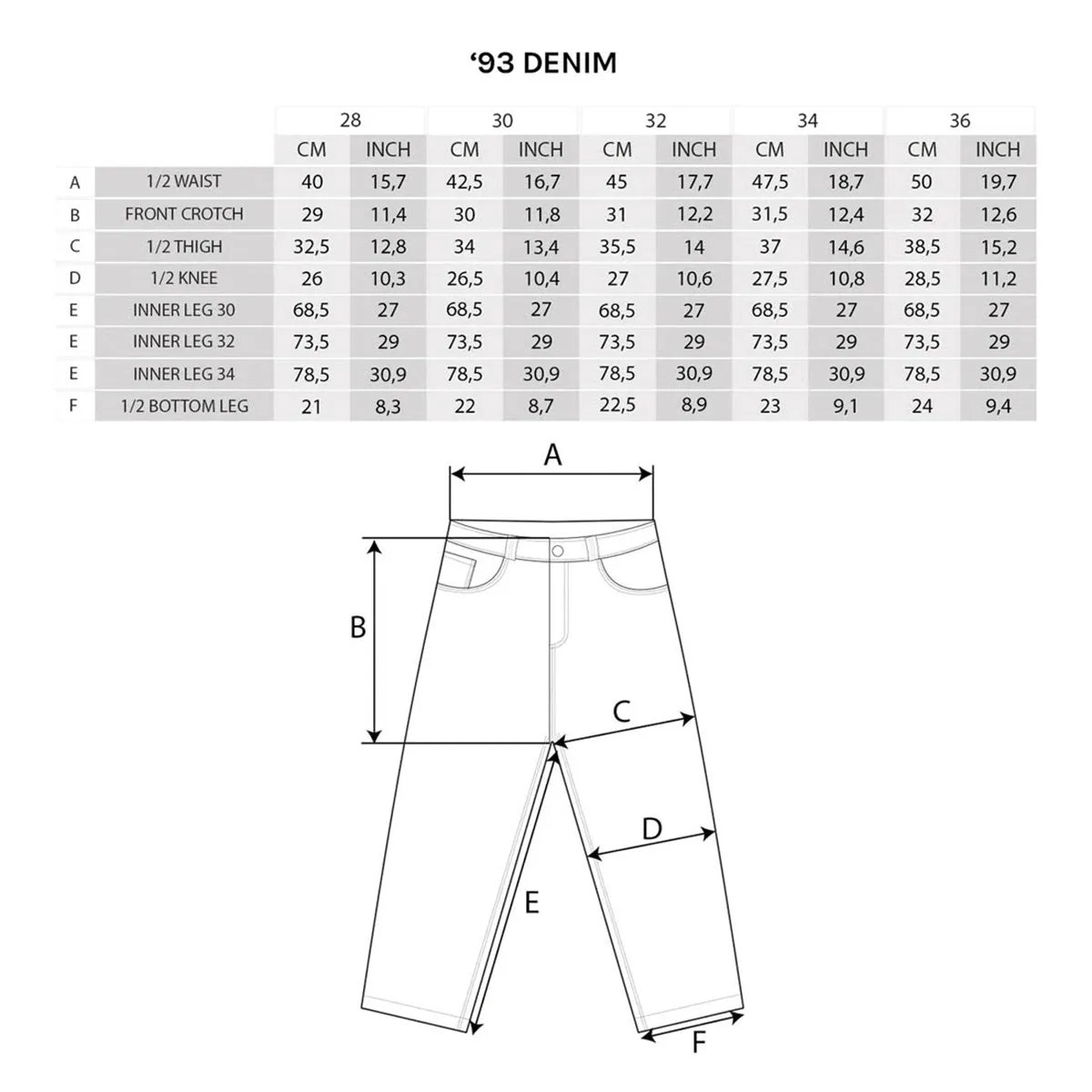 '93! Denim Pants sold by Premier product image thumbnail 2