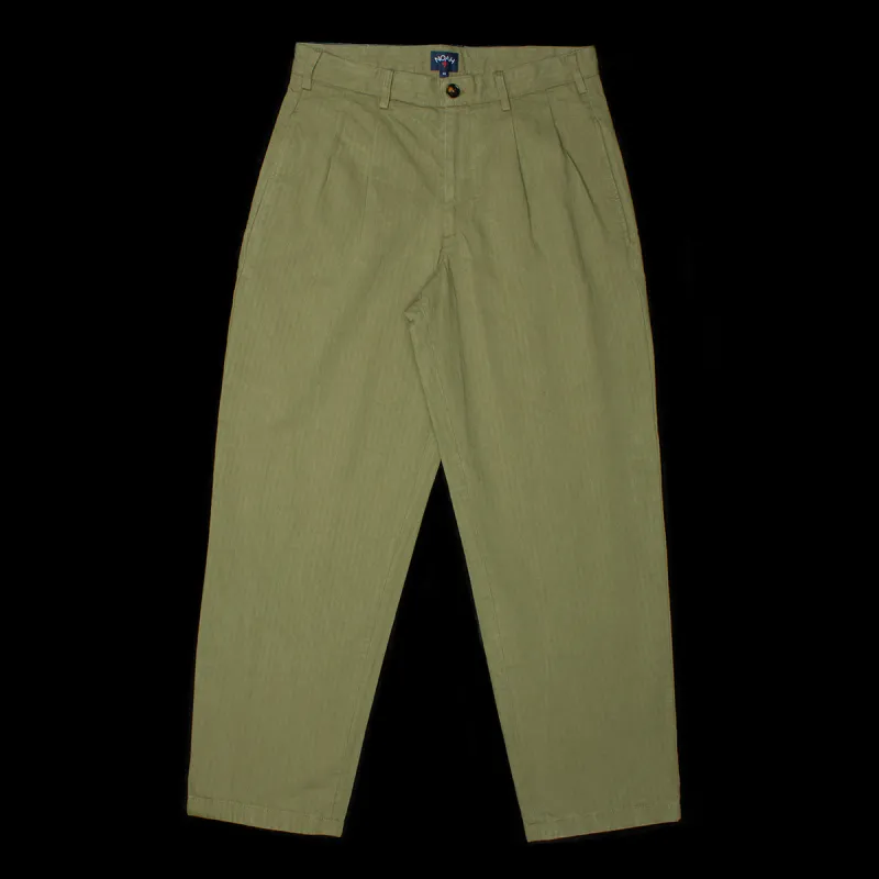 Classic Double-Pleat Herringbone Pants sold by Premier