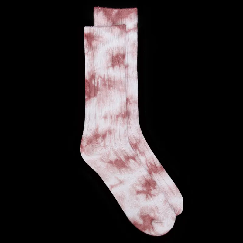 Dyed Ribbed Crew Sock sold by Premier