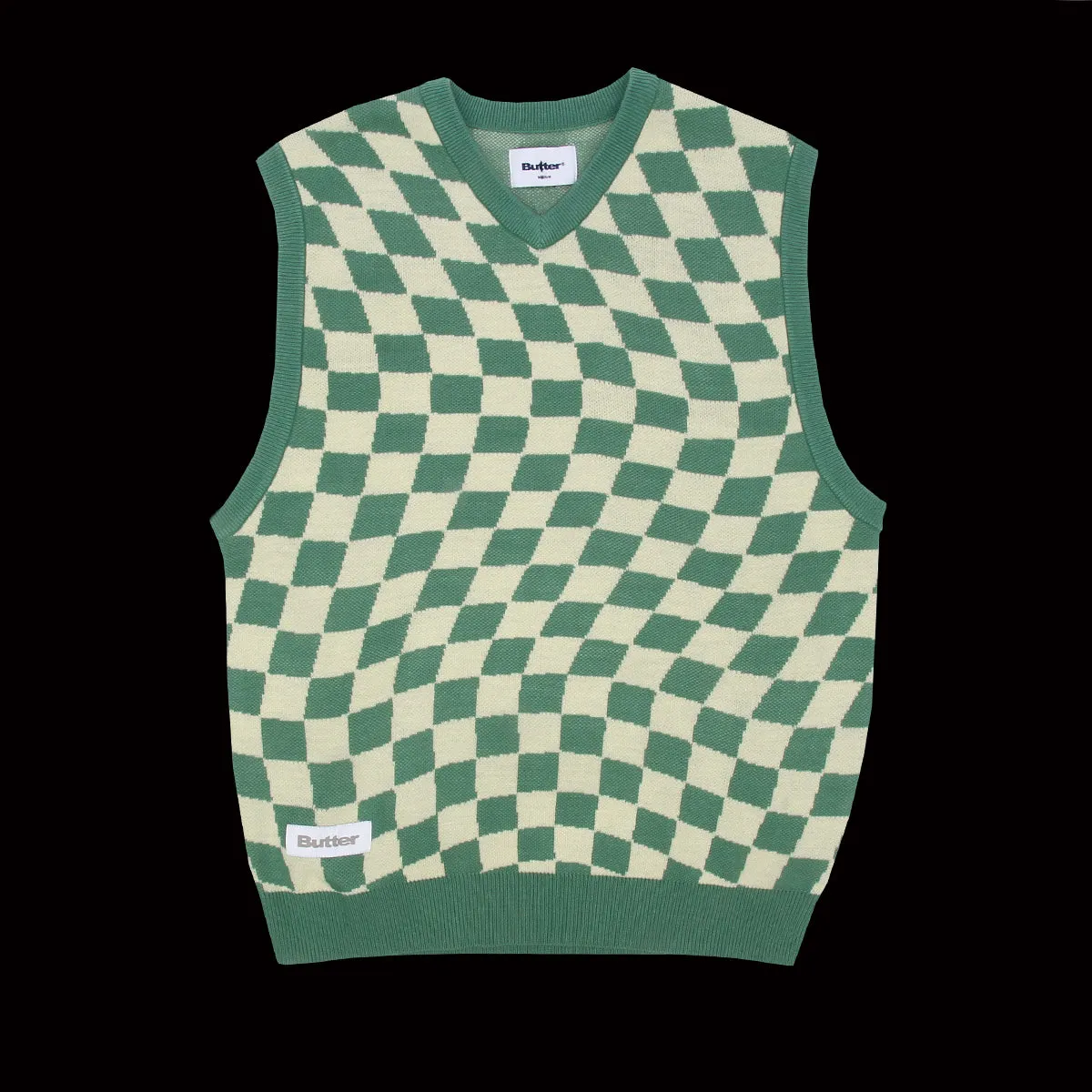 Checker Knit Vest sold by Premier