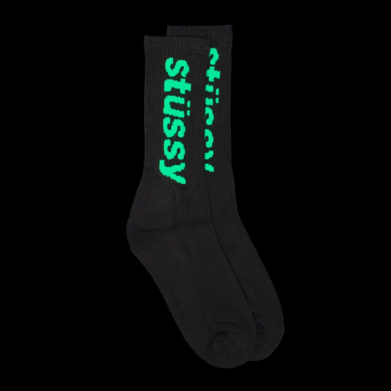 Helvetica Crew Sock sold by Premier