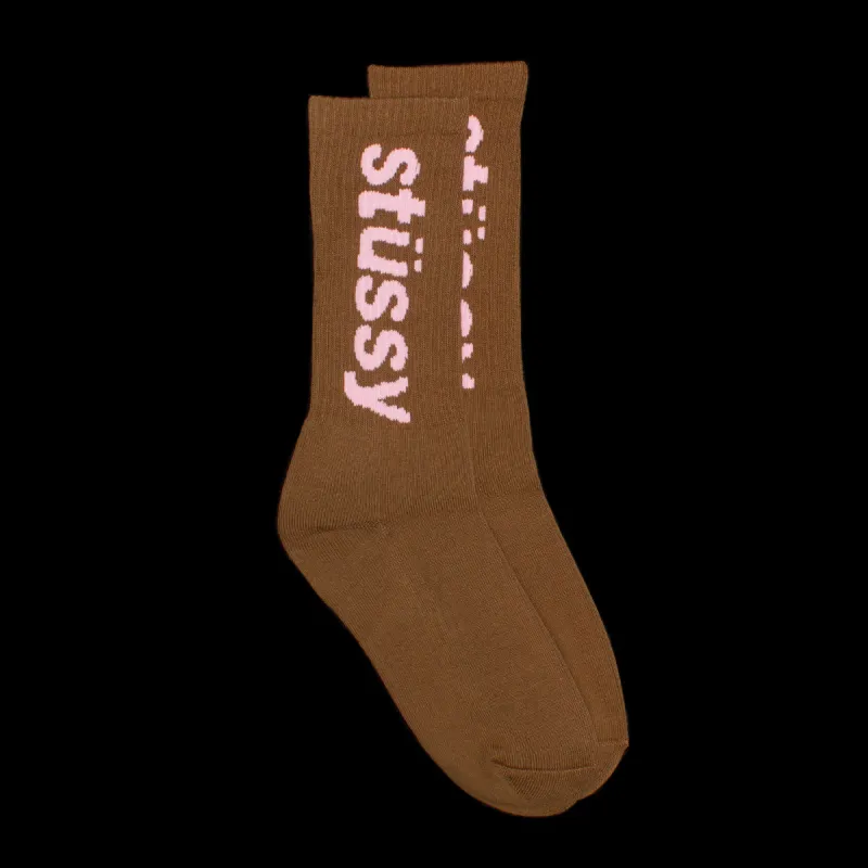 Helvetica Crew Sock sold by Premier