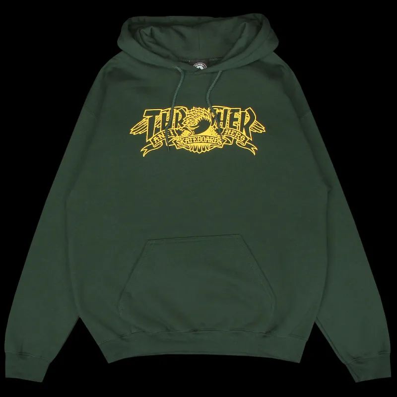 Thrasher x Anti Hero - Mag Banner Hoodie made by Thrasher