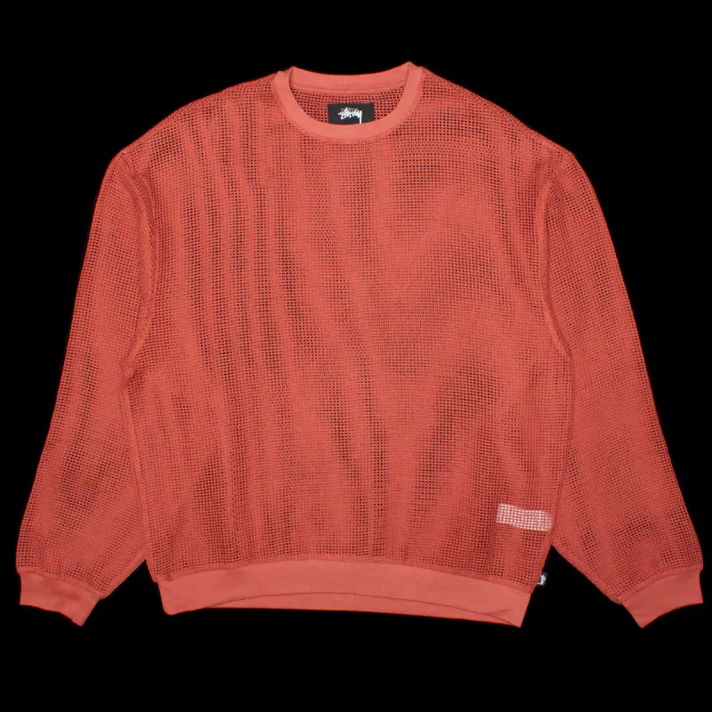 Cotton Mesh L/S Crew sold by Premier