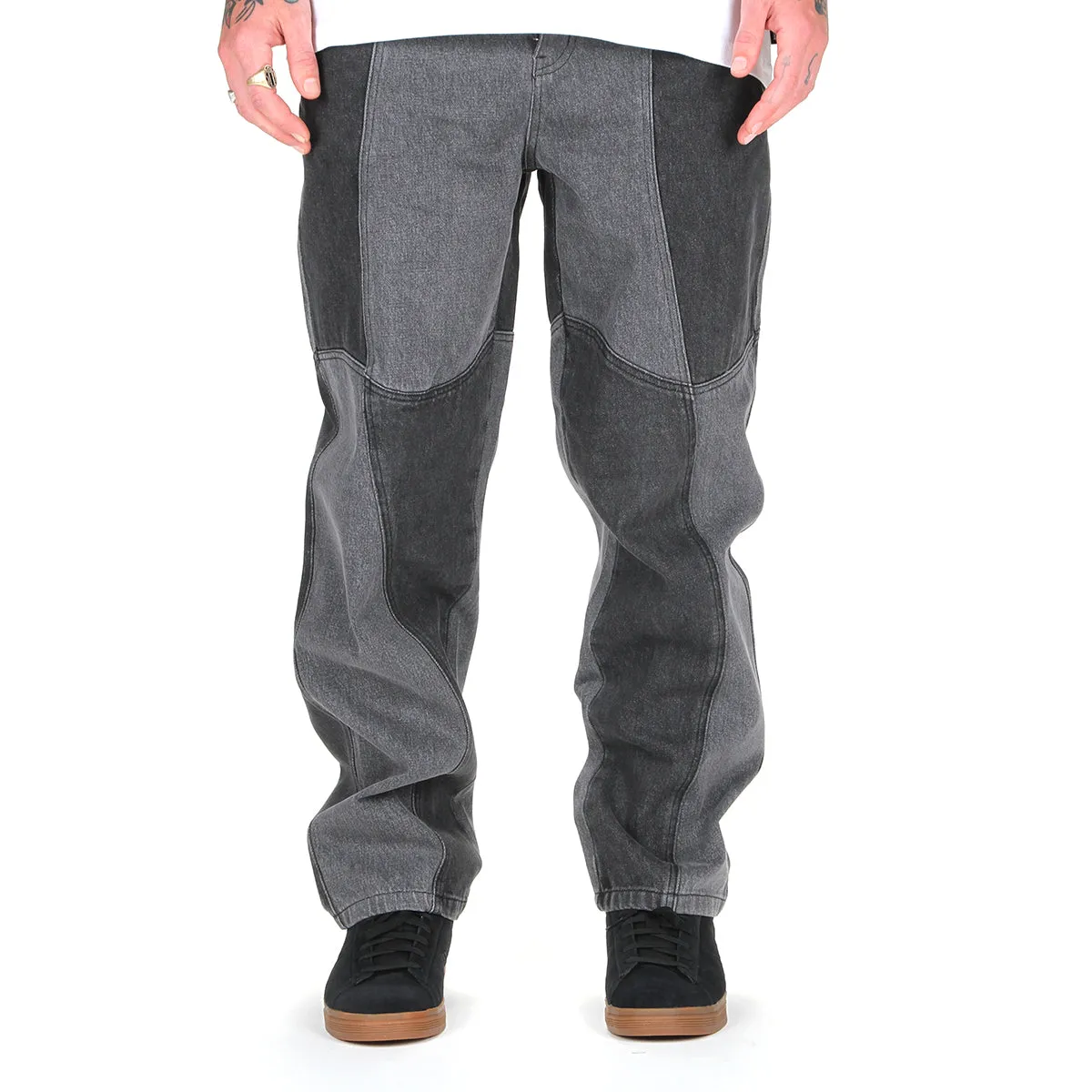 Blocked Relaxed Denim Pants sold by Premier product image thumbnail 5