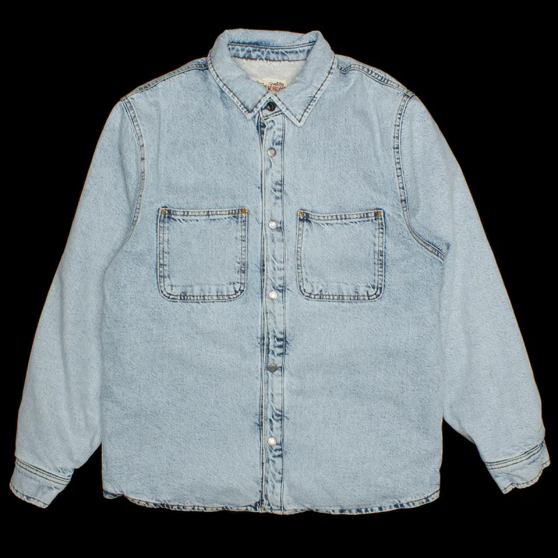 Sherpa Lined Denim Shirt sold by Premier