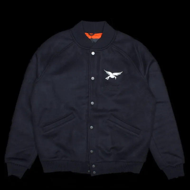 Sad Pencil Wool Varsity Jacket sold by Premier