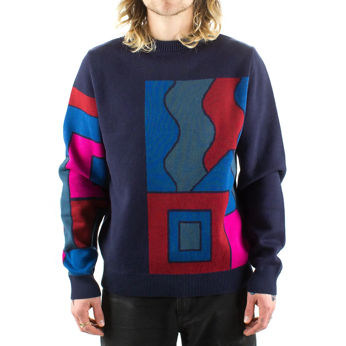 Blocked Landscape Knitted Pullover sold by Premier product image thumbnail 4
