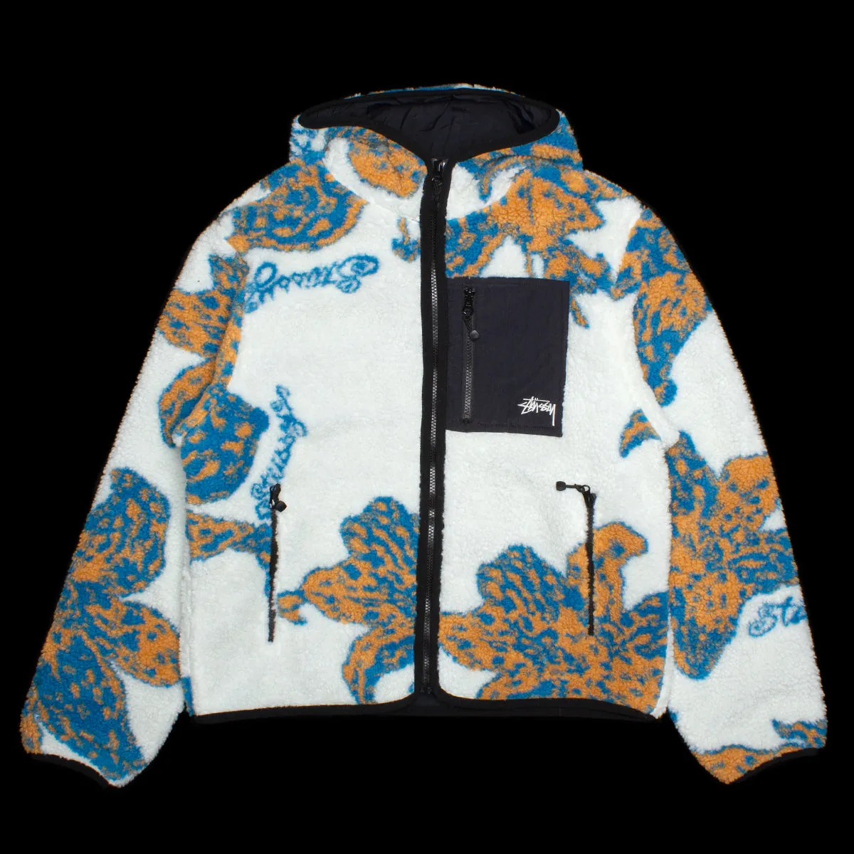 Floral Sherpa Hood Jacket sold by Premier