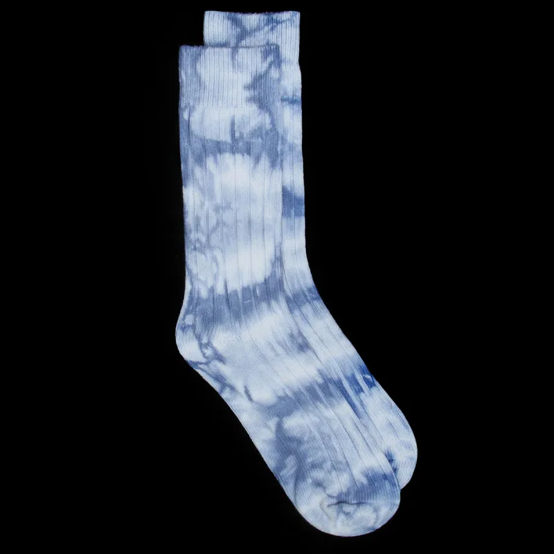 Dyed Ribbed Crew Sock sold by Premier