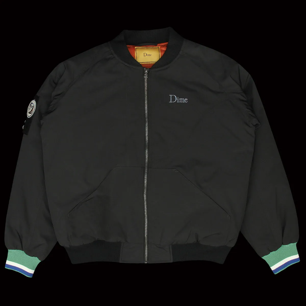 Velcro Patch Bomber Jacket sold by Premier