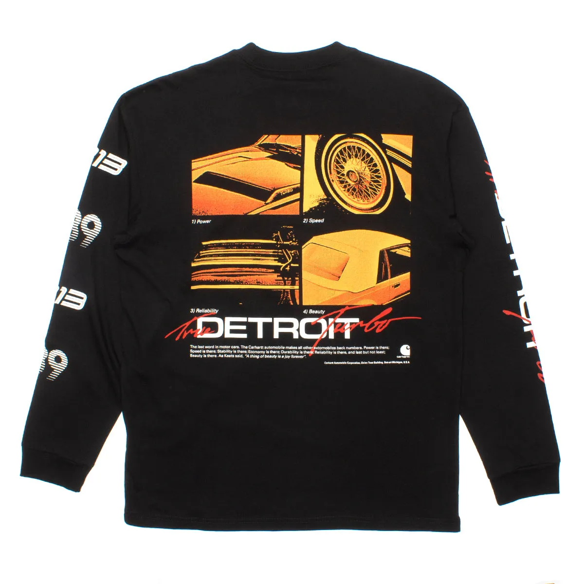 L/S Detroit Turbo T-Shirt sold by Premier product image thumbnail 3