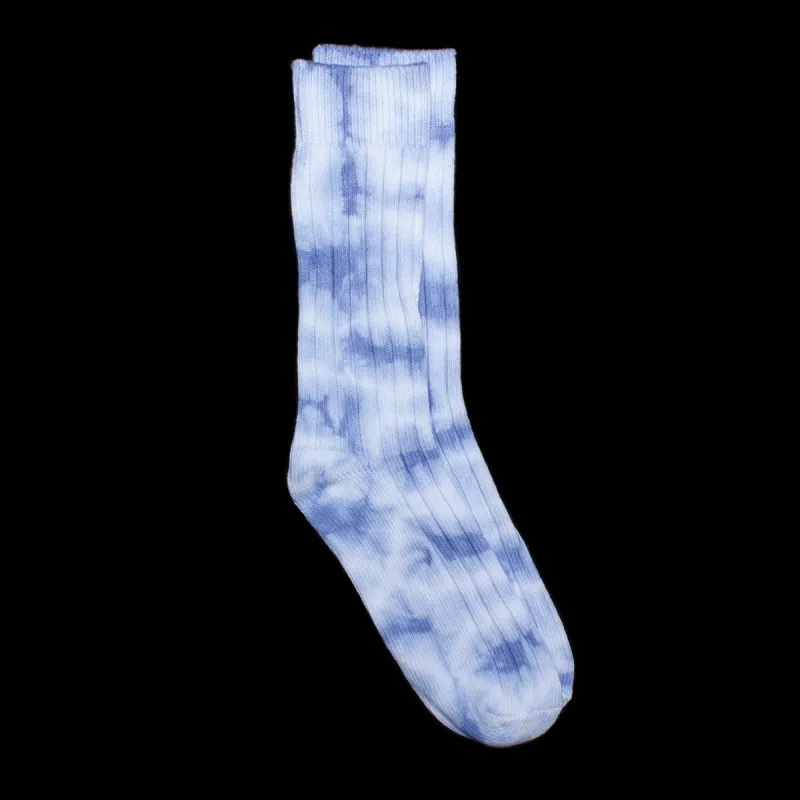 Dyed Ribbed Crew Sock sold by Premier