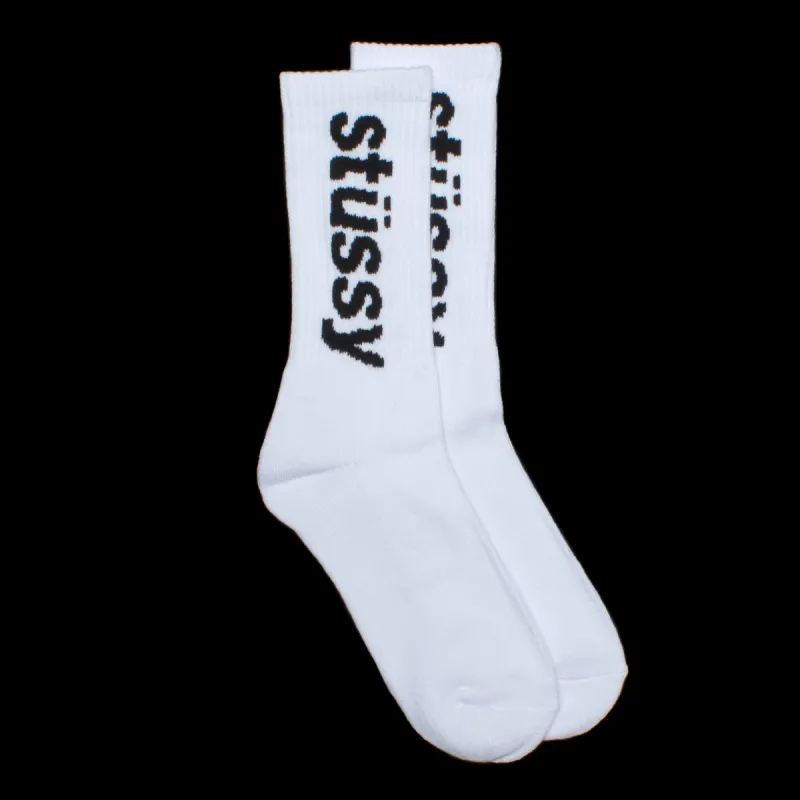 Helvetica Crew Sock sold by Premier