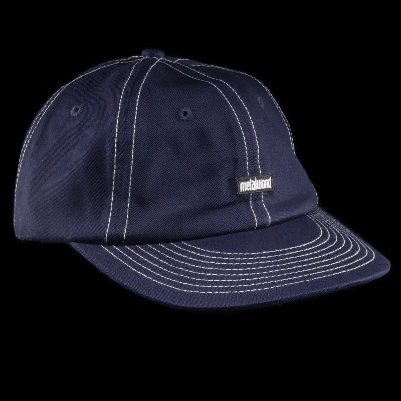 Mini Metal Logo 6-Panel Hat made by Metalwood Studios