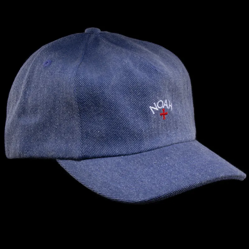 Recycled Denim Core Logo Hat made by Noah NYC