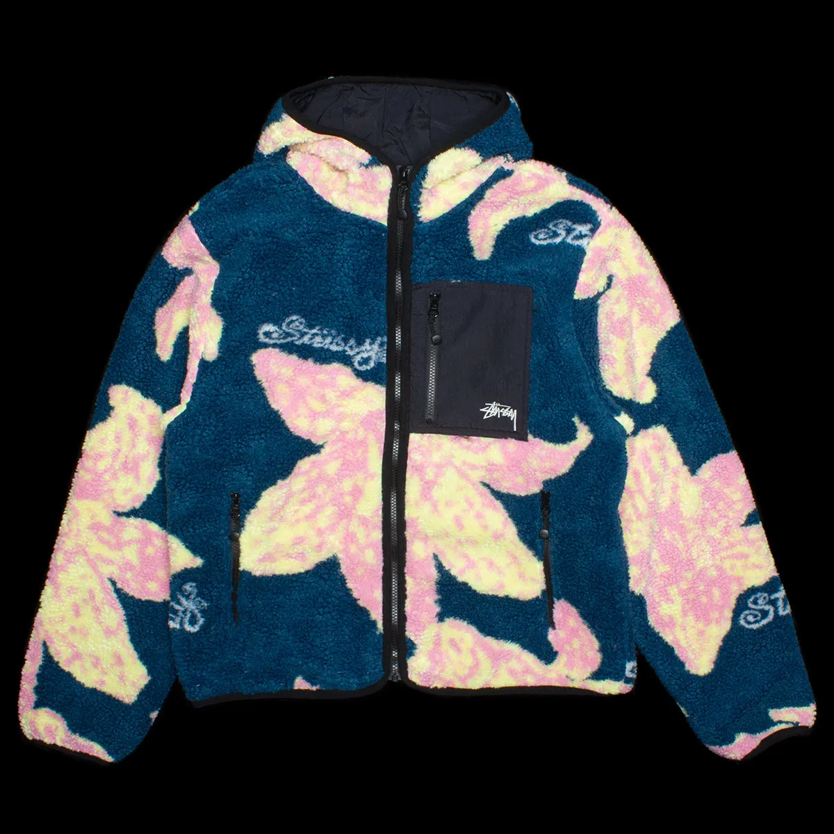 Floral Sherpa Hood Jacket sold by Premier