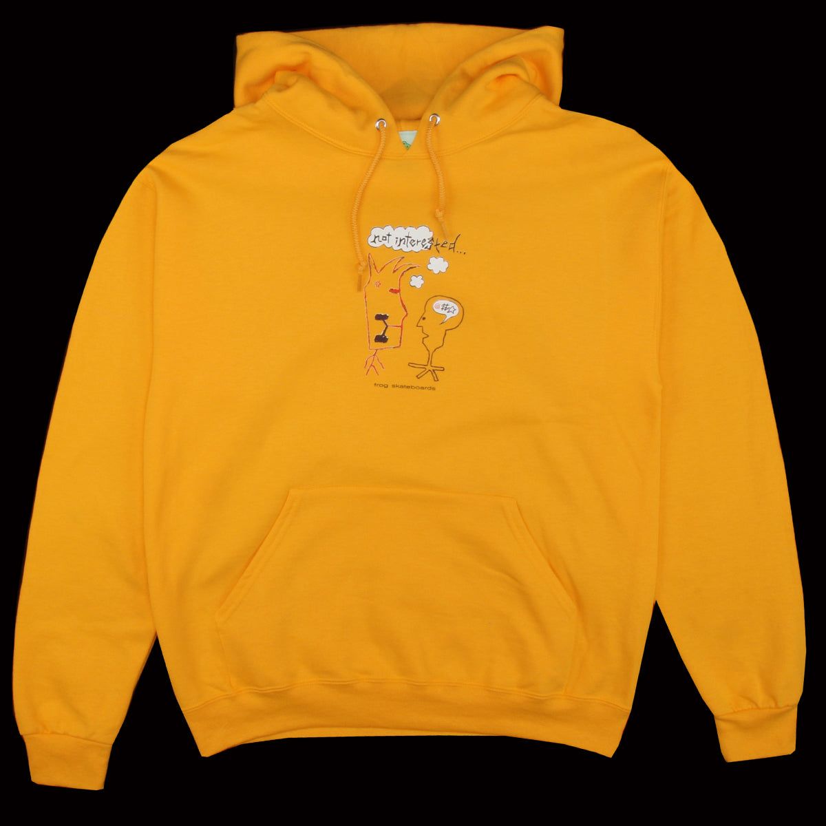 Not Interested Hoodie sold by Premier