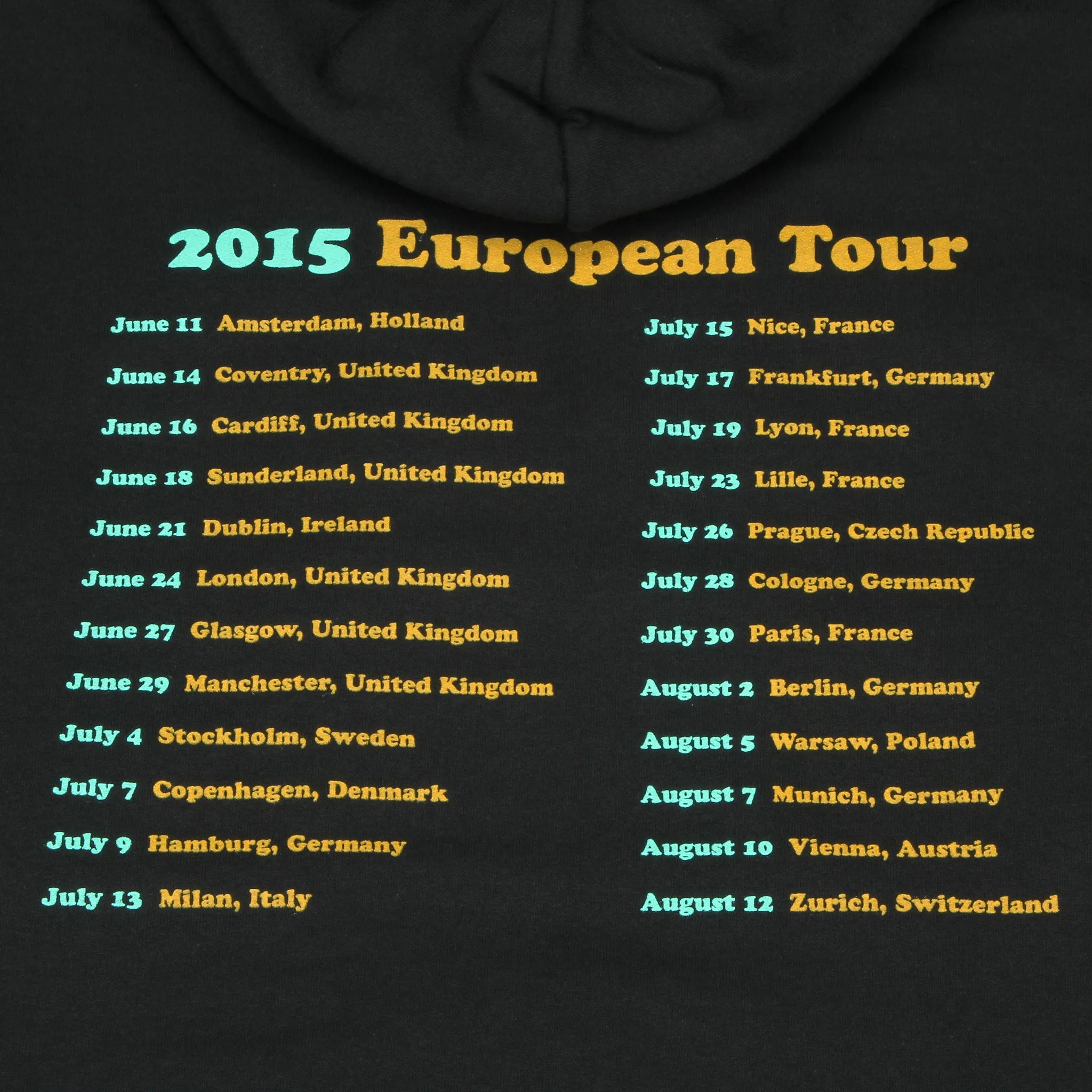 Euro Tour Hoodie sold by Premier product image thumbnail 3