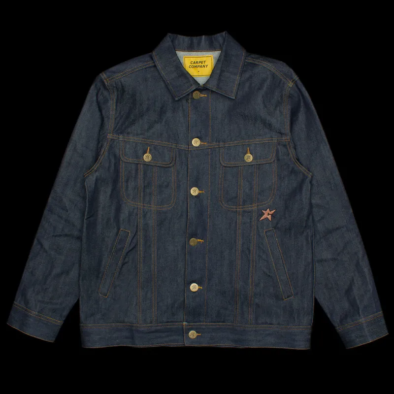Selvedge Raw Denim Jacket sold by Premier