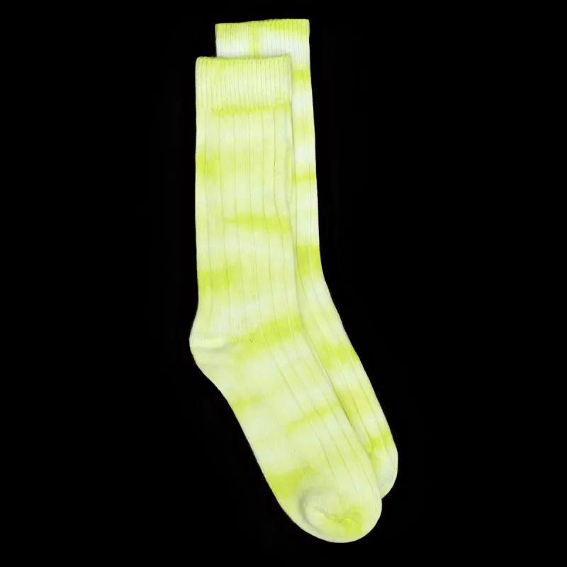 Dyed Ribbed Crew Sock sold by Premier