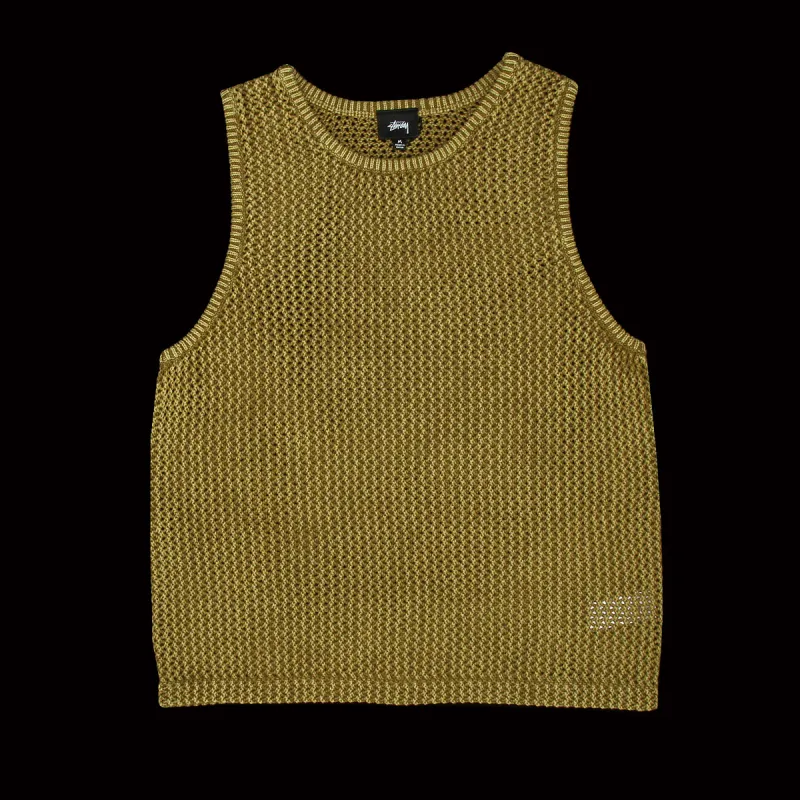 O'Dyed Mesh Tank made by Stussy