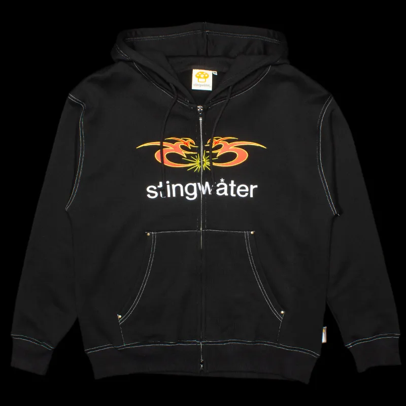 Big Moses Contrast Zip-Up Hoodie sold by Premier