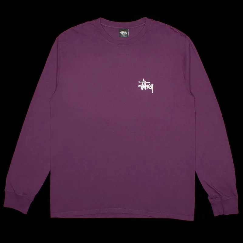 Basic Stussy Pigment Dyed L/S T-Shirt sold by Premier