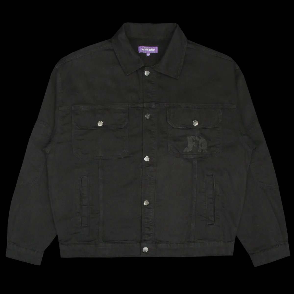 Chain Stitched Avatar Oversized Trucker Jacket sold by Premier