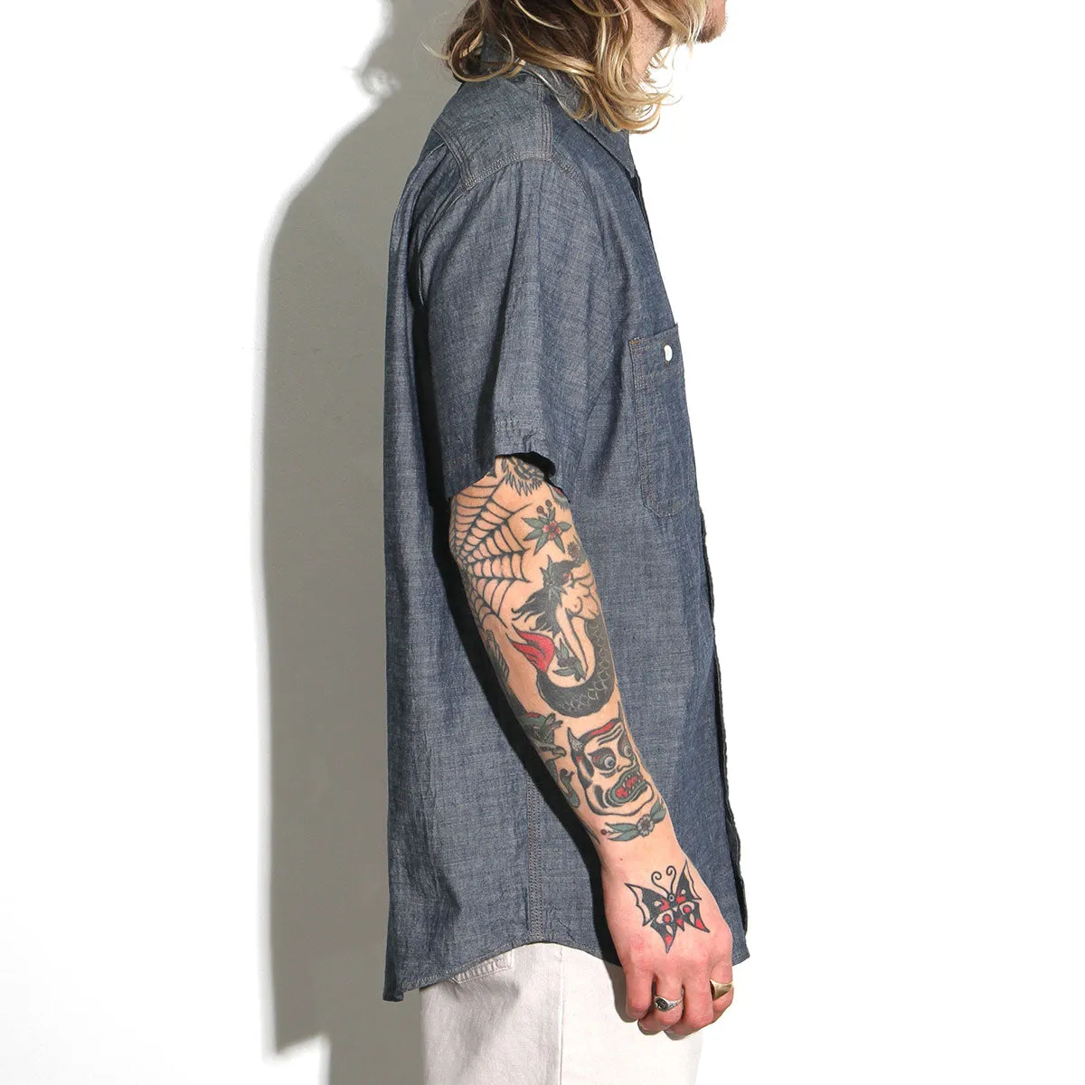 Chambray S/S Shirt sold by Premier product image thumbnail 4