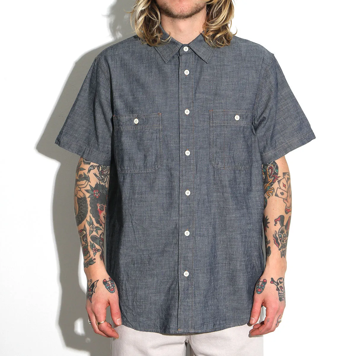 Chambray S/S Shirt sold by Premier product image thumbnail 3
