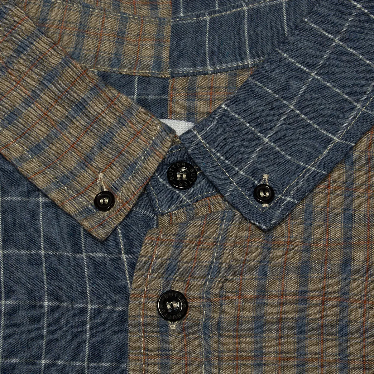 Patchwork Plaid L/S Shirt sold by Premier product image thumbnail 3