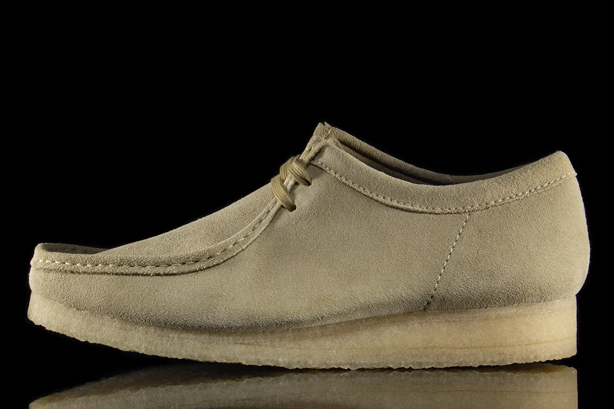 Wallabee Maple Suede sold by Premier
