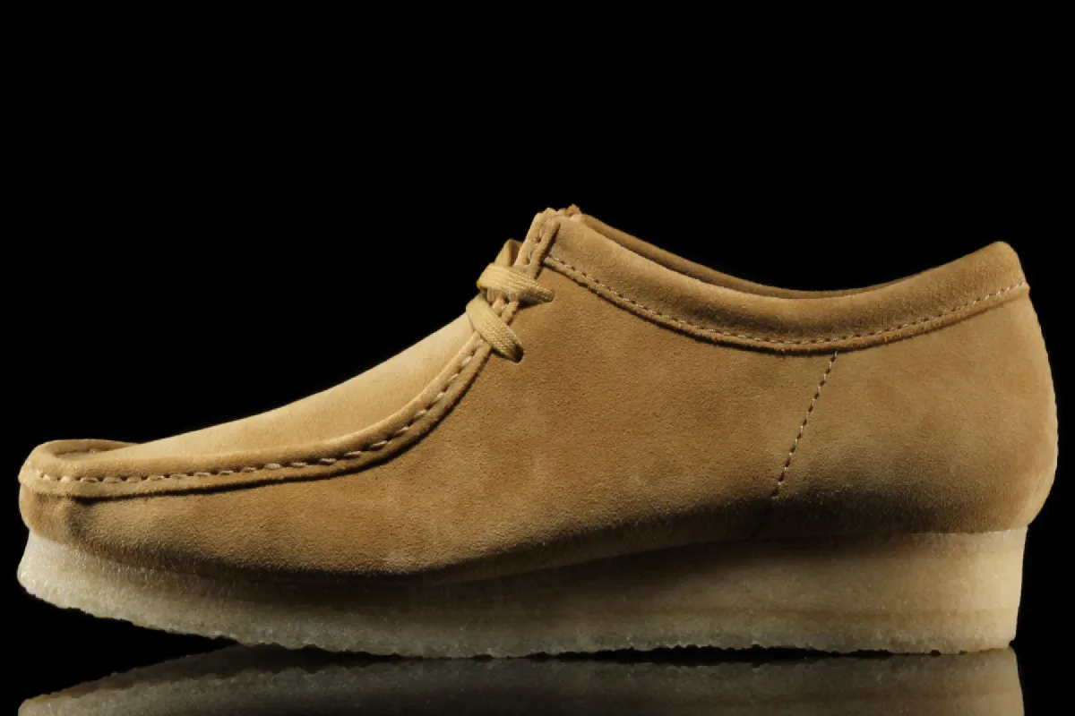 Wallabee Oakmoss Suede sold by Premier