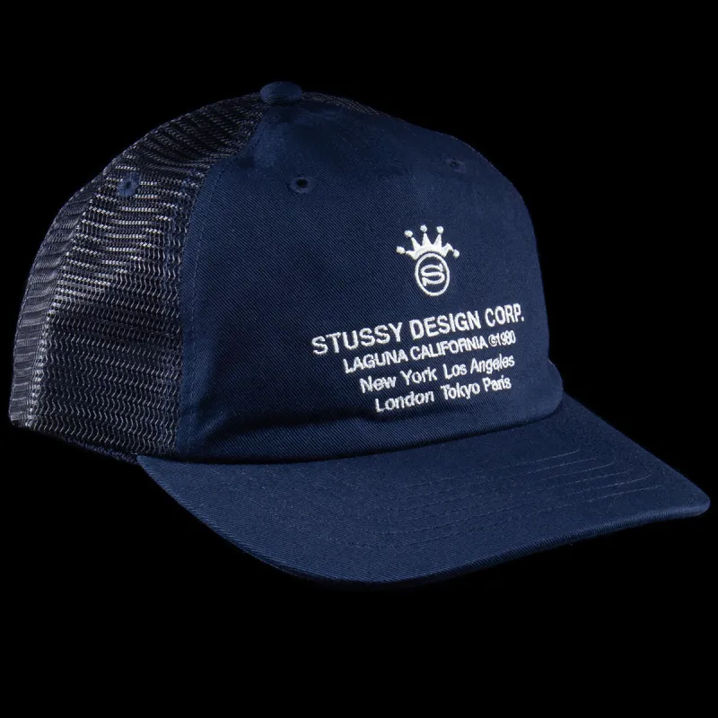 LP Design Crop Trucker Cap made by Stussy