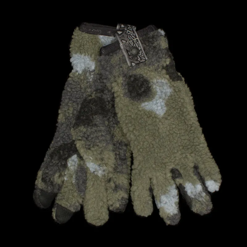 Gramicci x And Wander JQ Tape Fleece Gloves sold by Premier