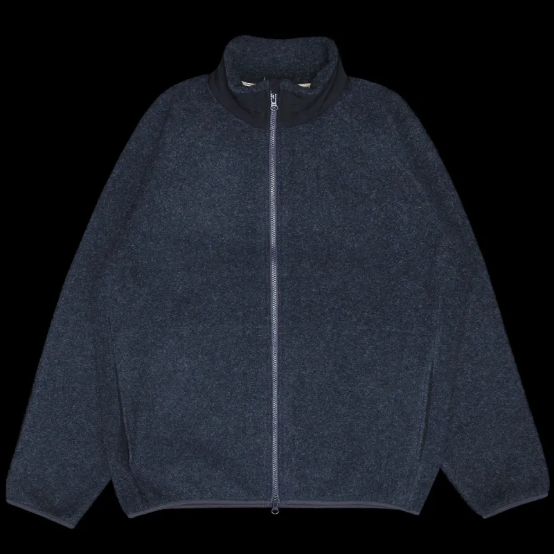 Boiled Wool Zip-Up Sweater sold by Premier