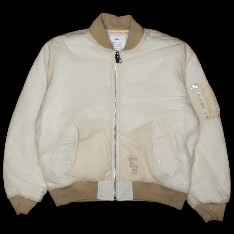 Quilted Waxed Bomber sold by Premier