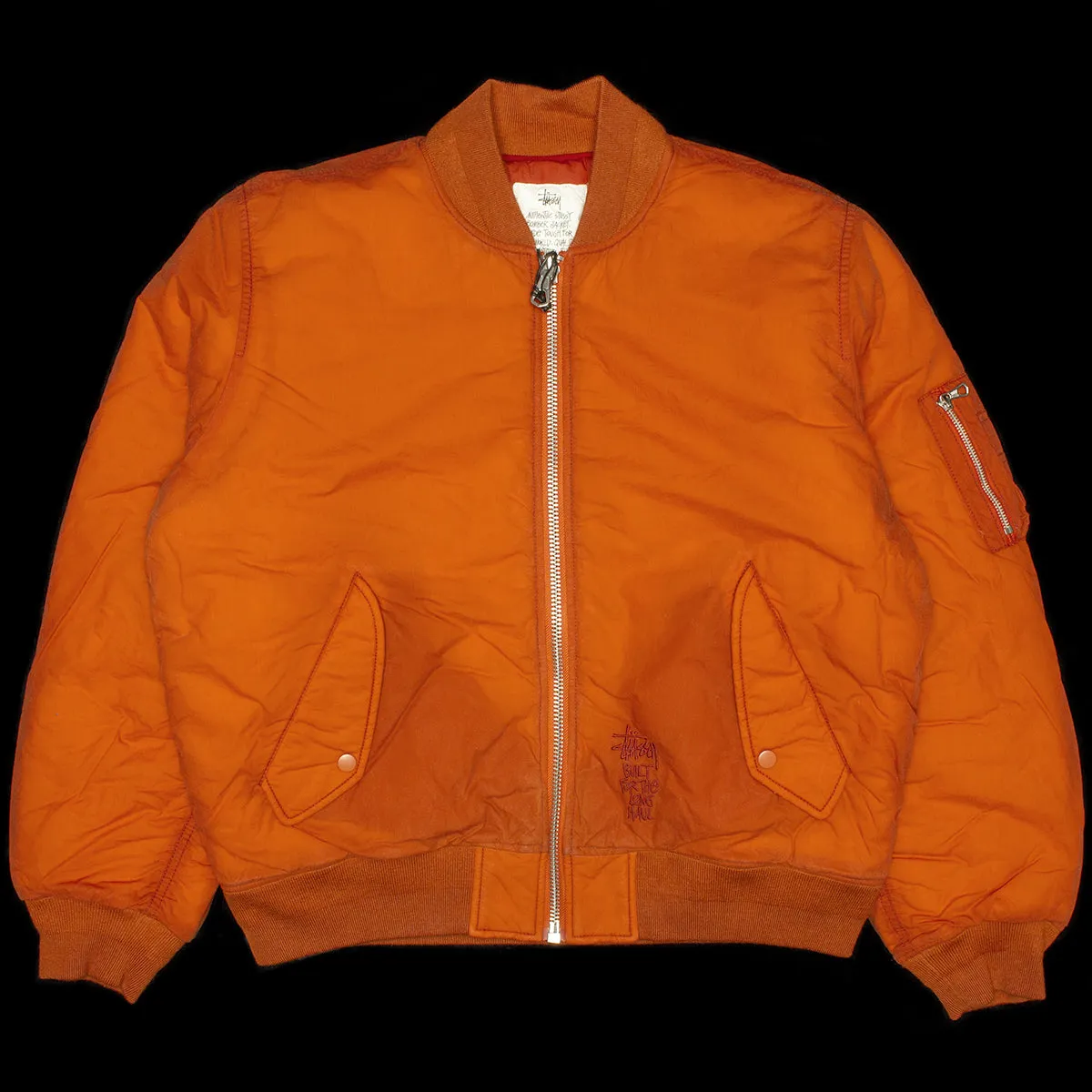 Quilted Waxed Bomber sold by Premier