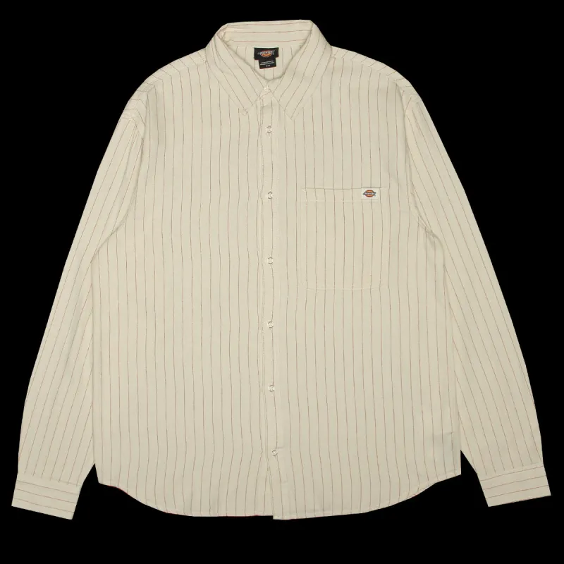 Hickory Stripe Button-Up Shirt made by Dickies