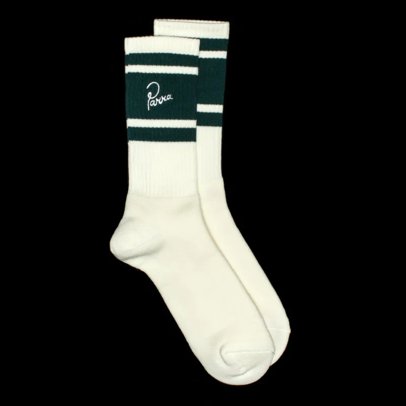 Signature Striped Crew Socks sold by Premier