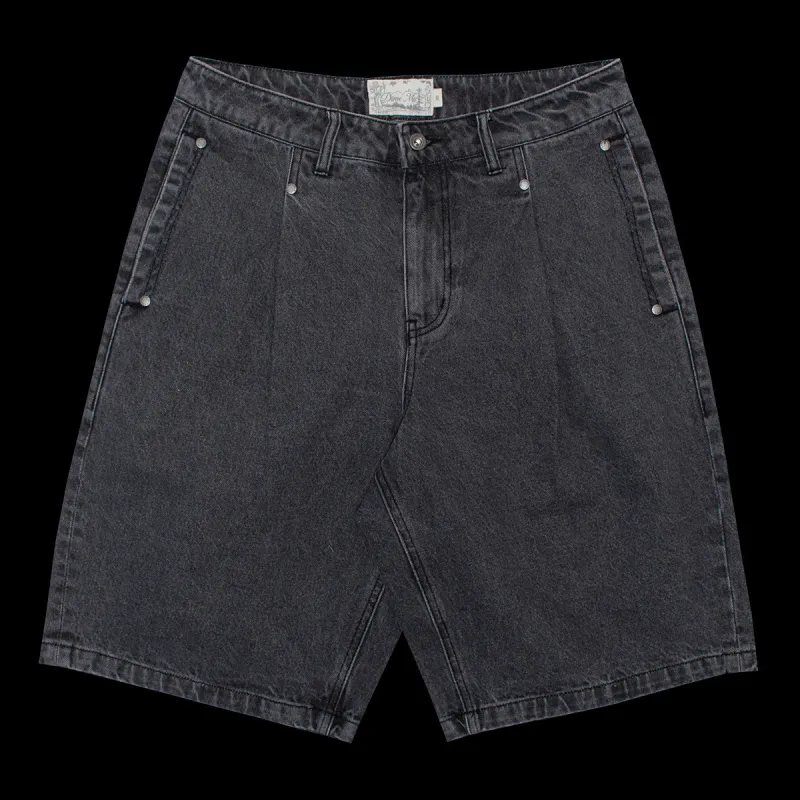 Pleated Denim Shorts sold by Premier
