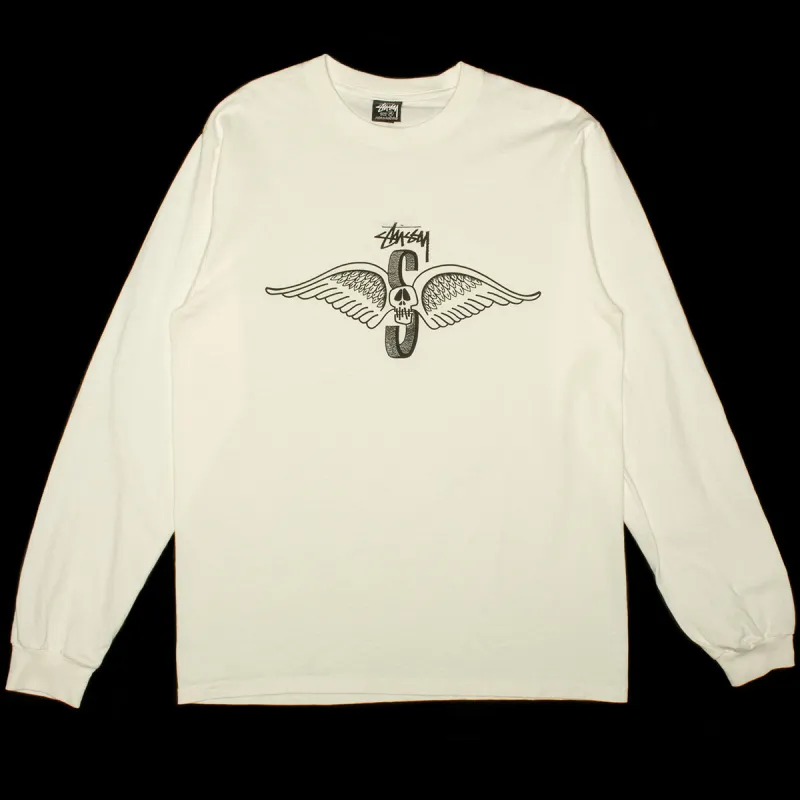 Skull Wings Pigment Dyed L/S T-Shirt sold by Premier