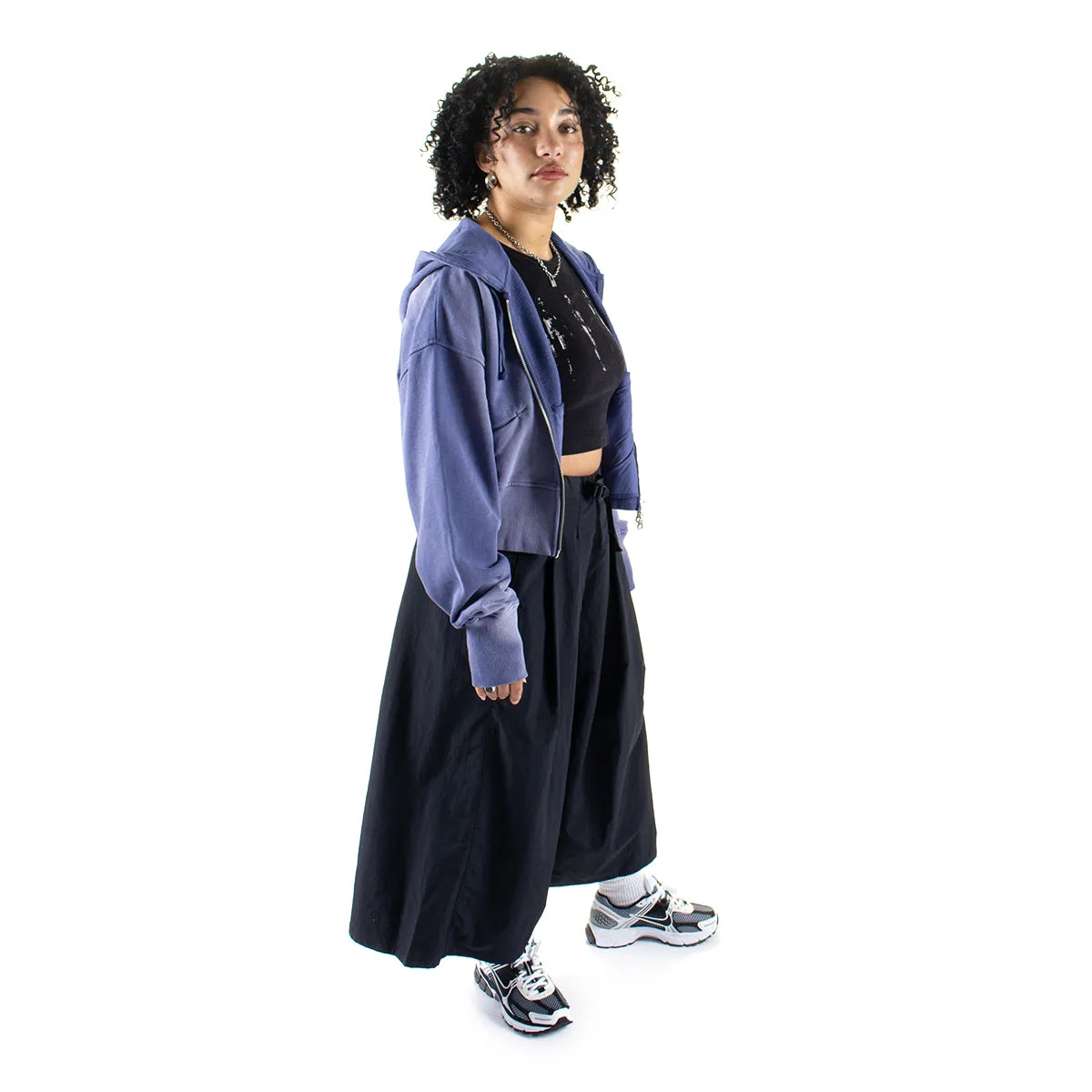 Women's Cropped Zip Hoodie sold by Premier product image thumbnail 3